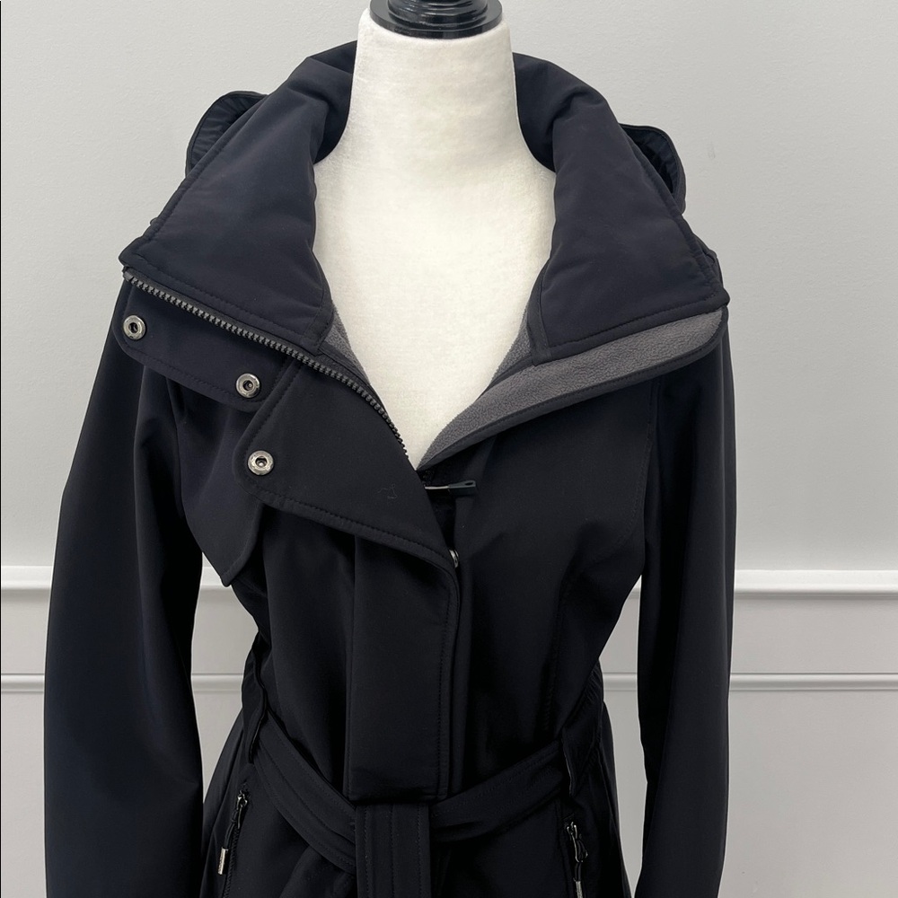 Lole Black Hooded Coat - Picture 6 of 16